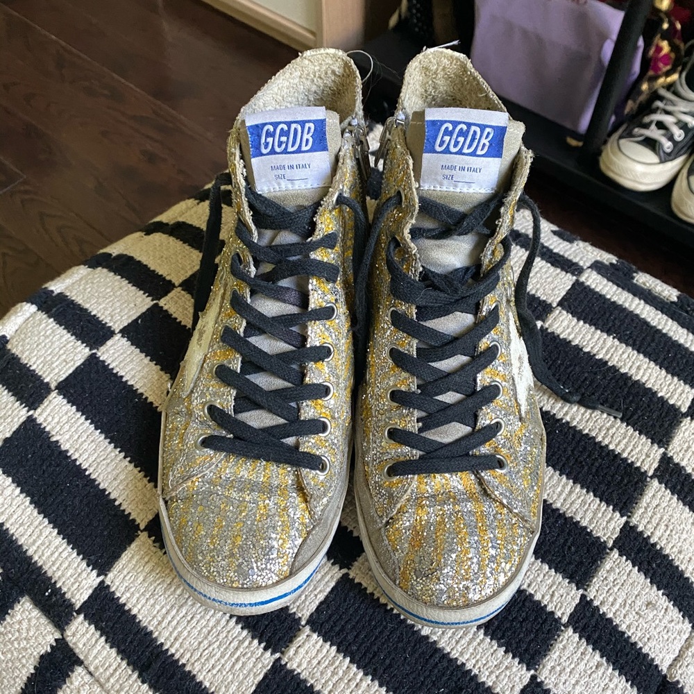 Golden Goose Glitter Francy Sneakers